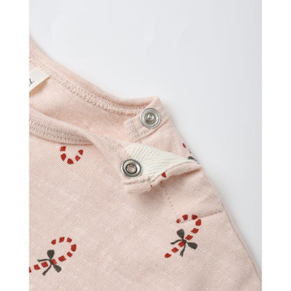 LONG SLEEVE TEE + PANT SET || CANDY CANES