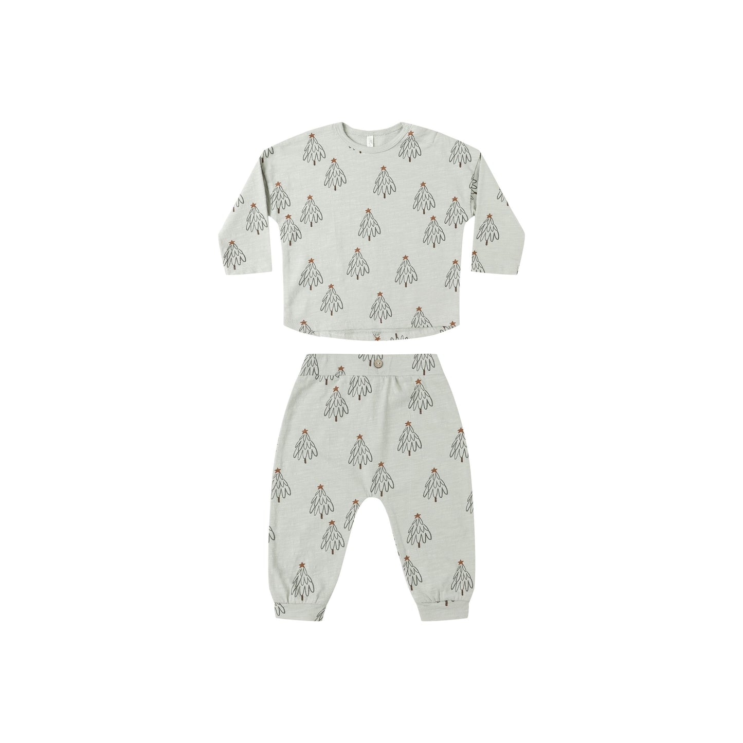 LONG SLEEVE TEE + PANT SET || TREES