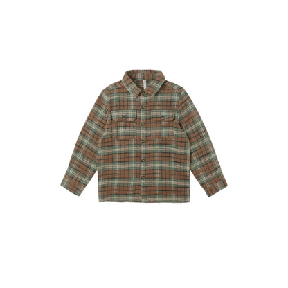 POCKETED FLANNEL SHIRT || HOLIDAY PLAID