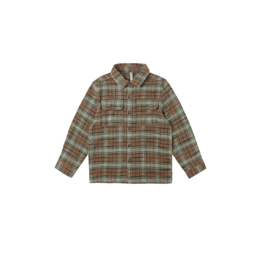 POCKETED FLANNEL SHIRT || HOLIDAY PLAID