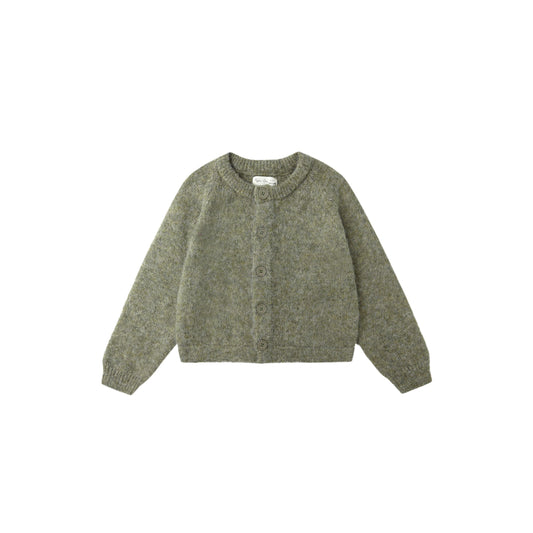 FUZZY CARDIGAN || EVERGREEN