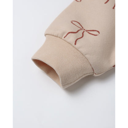 RELAXED FLEECE SWEATSUIT|| RED BOWS