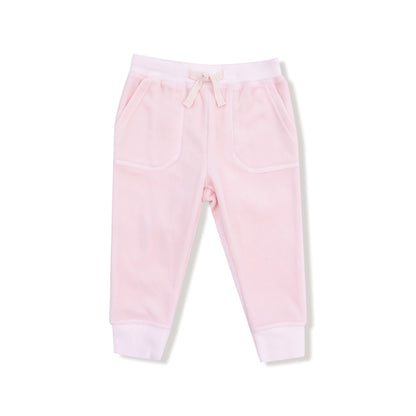 Velour Teddy Bear - Zip Peplum Hoodie + Jogger