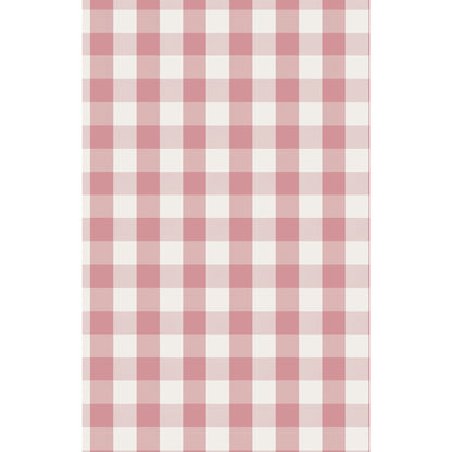 Rose Pink Plaid - Knot Headband