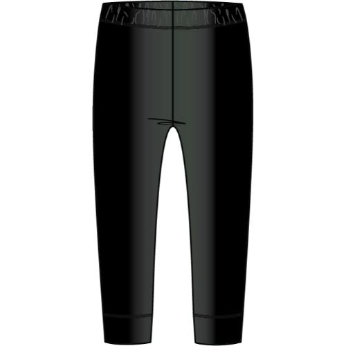 VELOUR LEGGING KNIT-BLACK