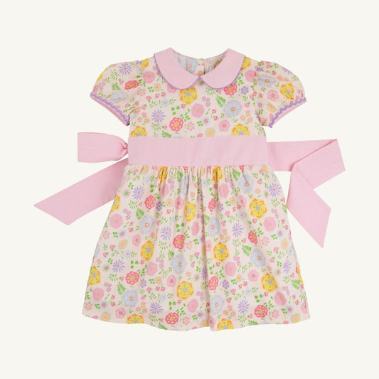 Cindy Lou Sash Dress-broadclth