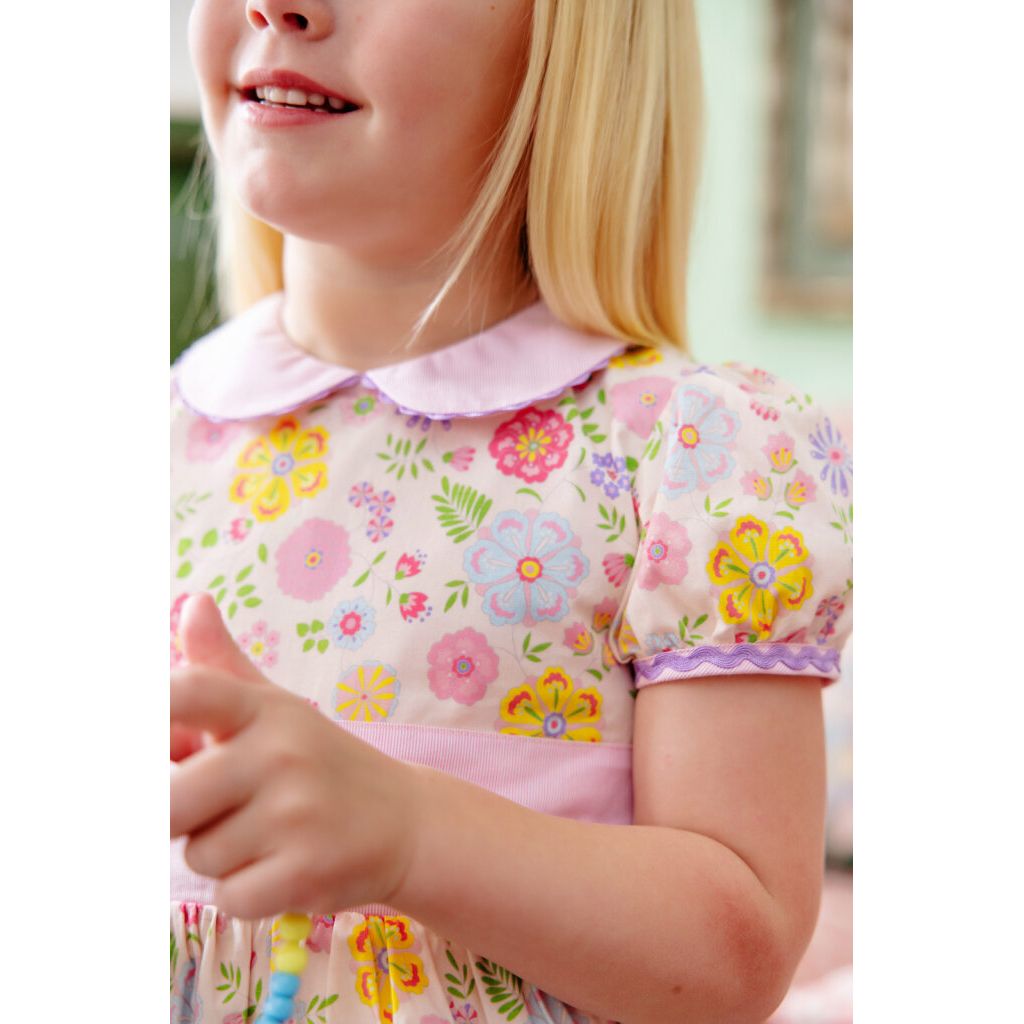 Cindy Lou Sash Dress-broadclth