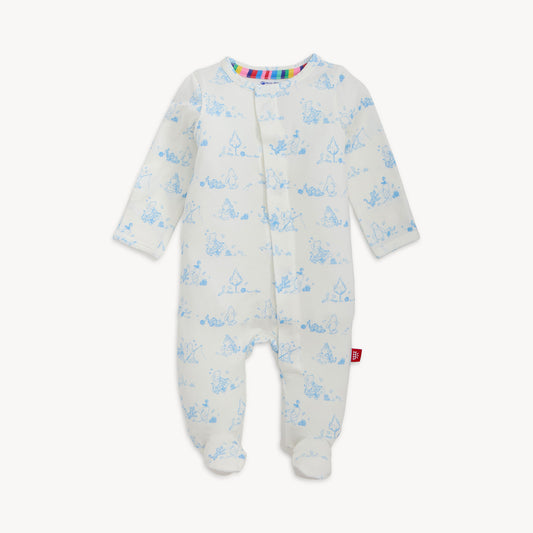 POOH IN THE WOODS MAGNETIC FOOTIE
