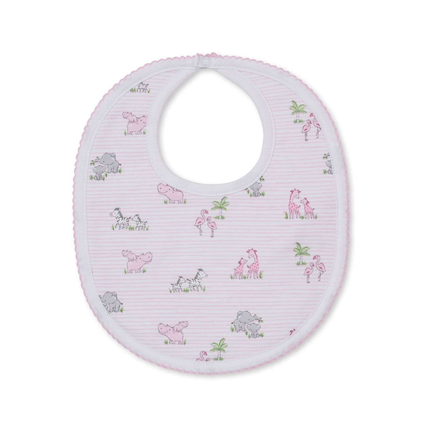 Bib Print Pink Safari