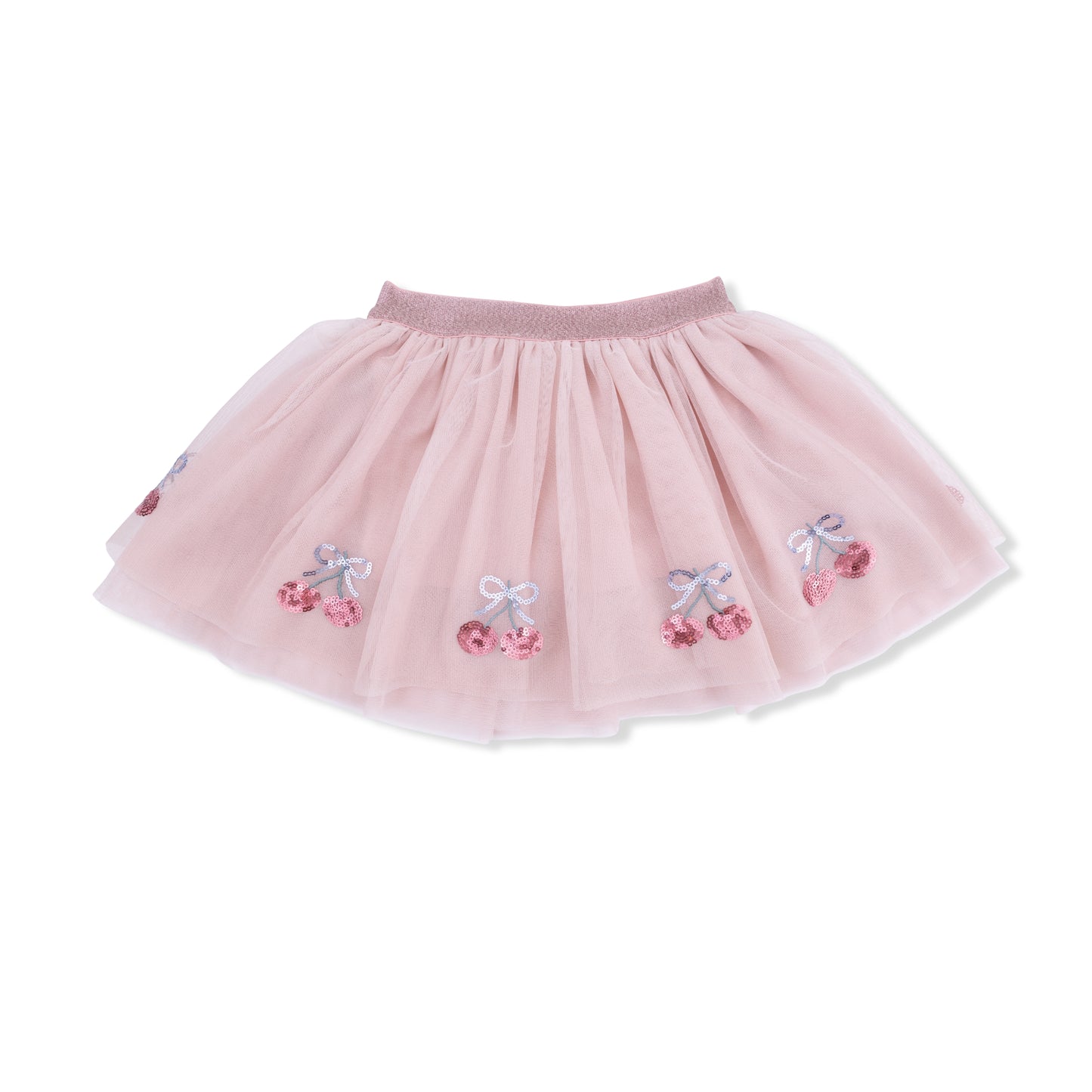 Sweet Bow Cherries - Tutu Skirt with Bike Shorts