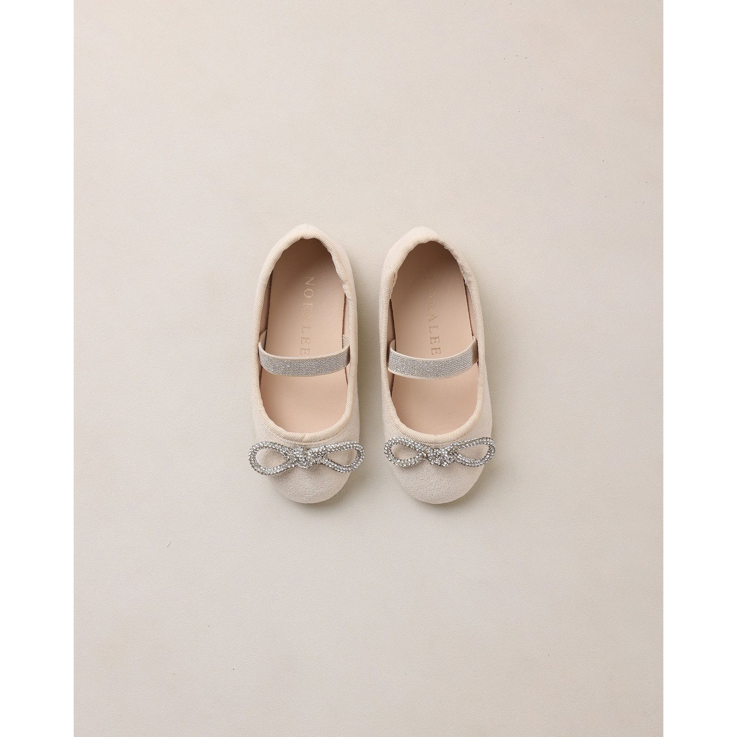 BALLET FLATS SHIMMER SUEDE