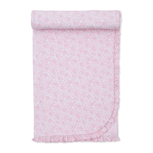 Country Gardens Blanket Pink