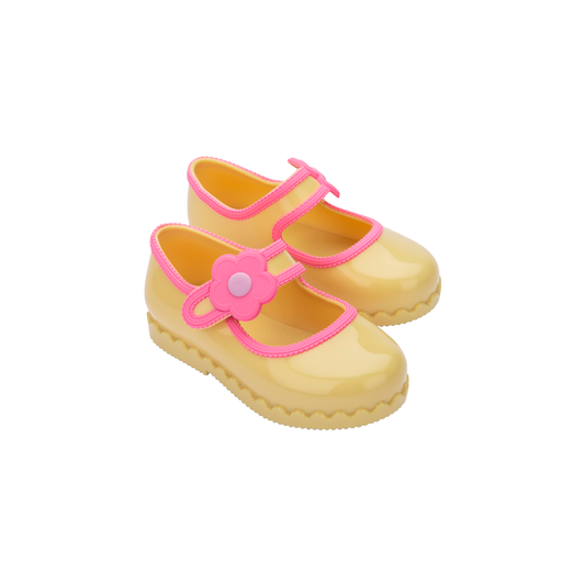 MINI MELISSA HIP BALLERINA BABY YELLOW/PINK