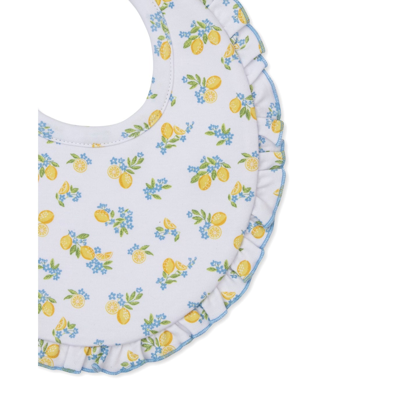 Lemon Blossoms Print Bib