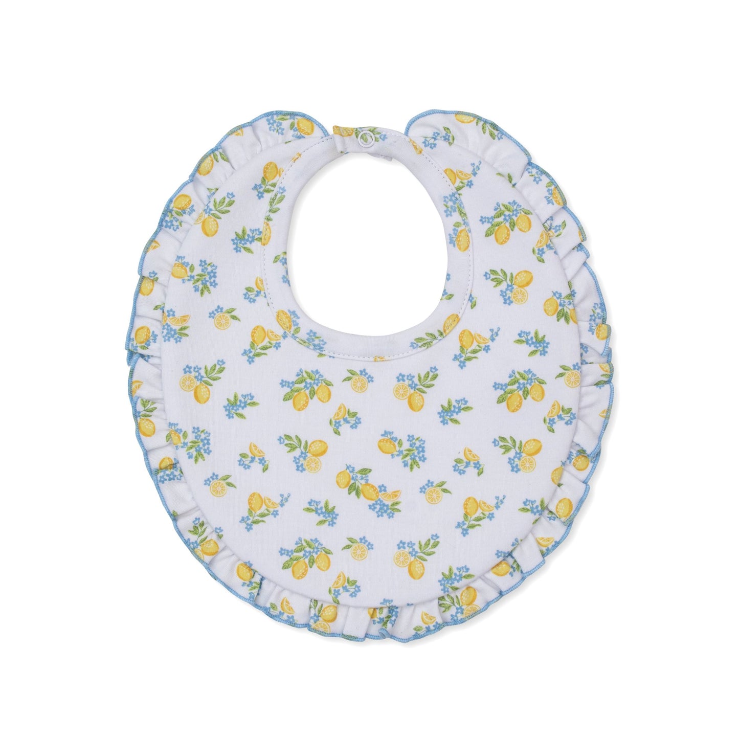 Lemon Blossoms Print Bib