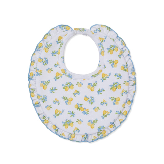 Lemon Blossoms Print Bib