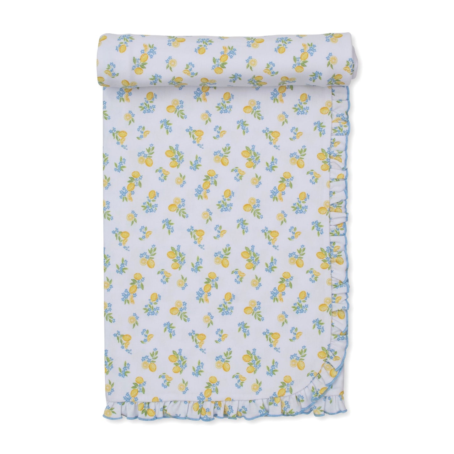 Lemon Blossoms Print Blanket