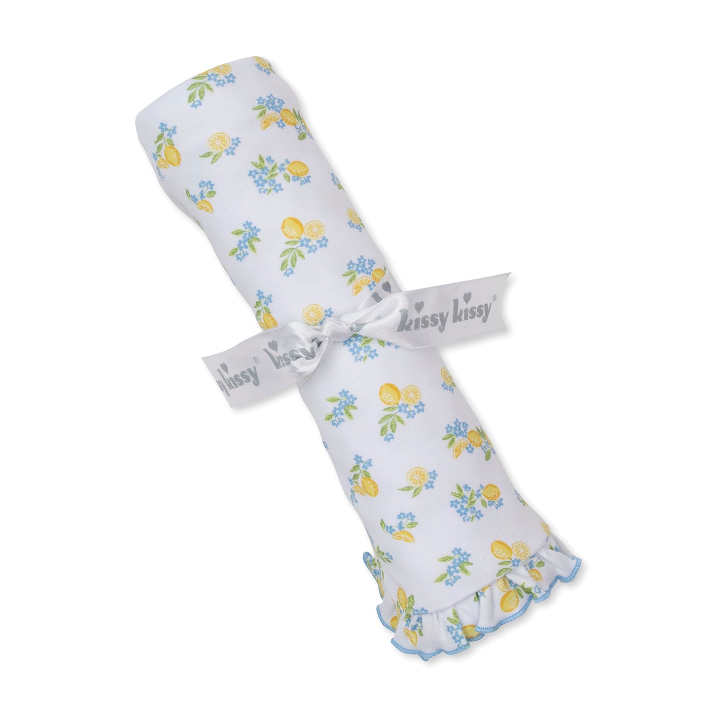Lemon Blossoms Print Blanket