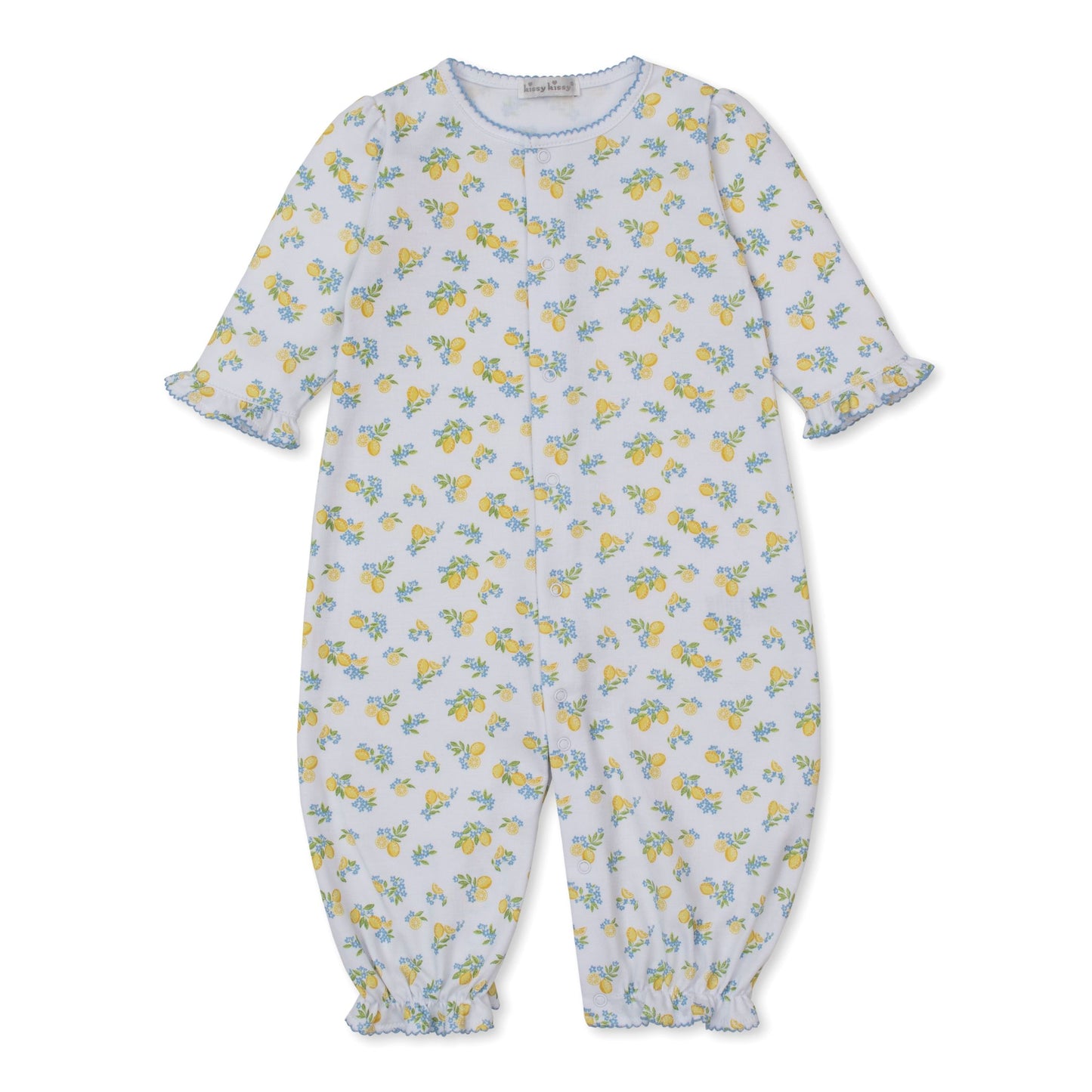Lemon Blossoms Print Converter Gown