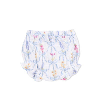 Ribbon Bouquets - Ruffle Back Top And Bloomer