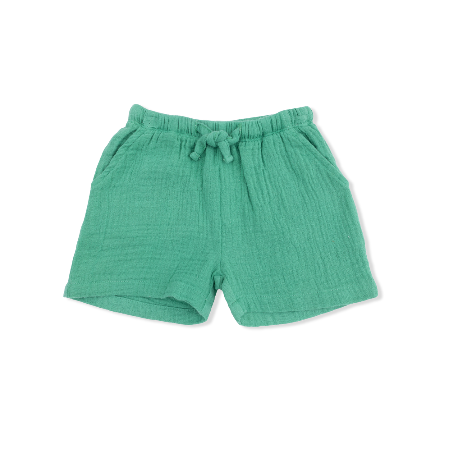 Solid Muslin Ming Green - Casual Short