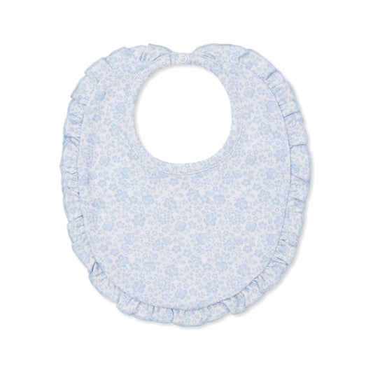 Country Gardens Print Bib Blue