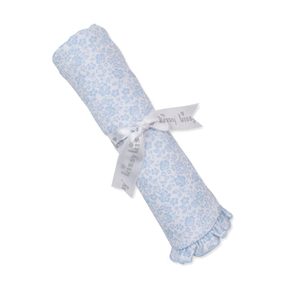 Country Gardens Blue Blanket