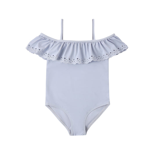 OFF-THE-SHOULDER ONE-PIECE PERIWINKLE