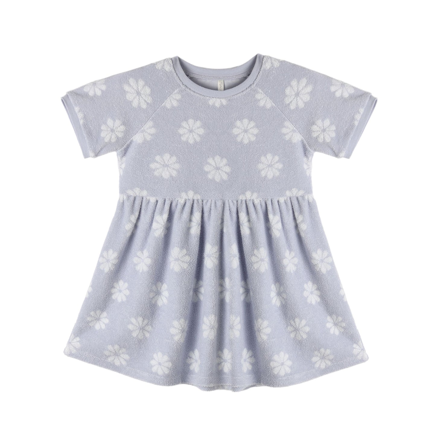 RAGLAN DRESS PERIWINKLE DAISY