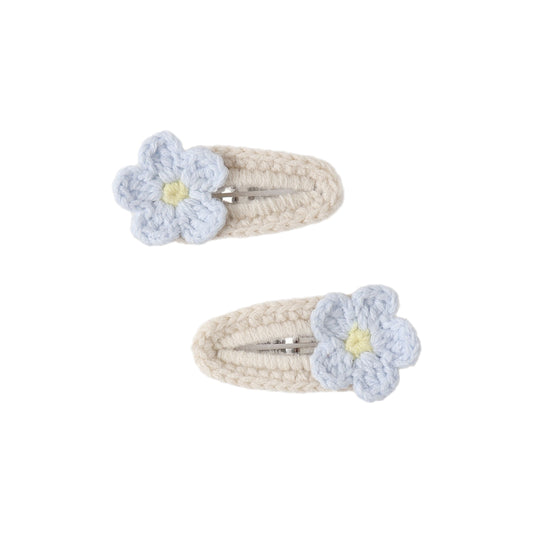 CROCHET CLIP SET NATURAL