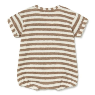 Terry Bubble Chocolate-Cream Stripe
