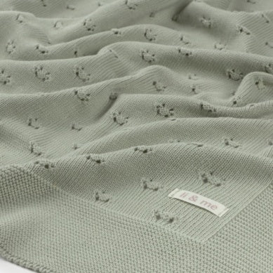 Patterned Knit Blanket