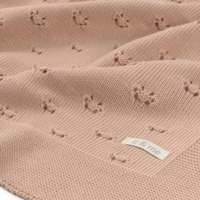 Patterned Knit Blanket