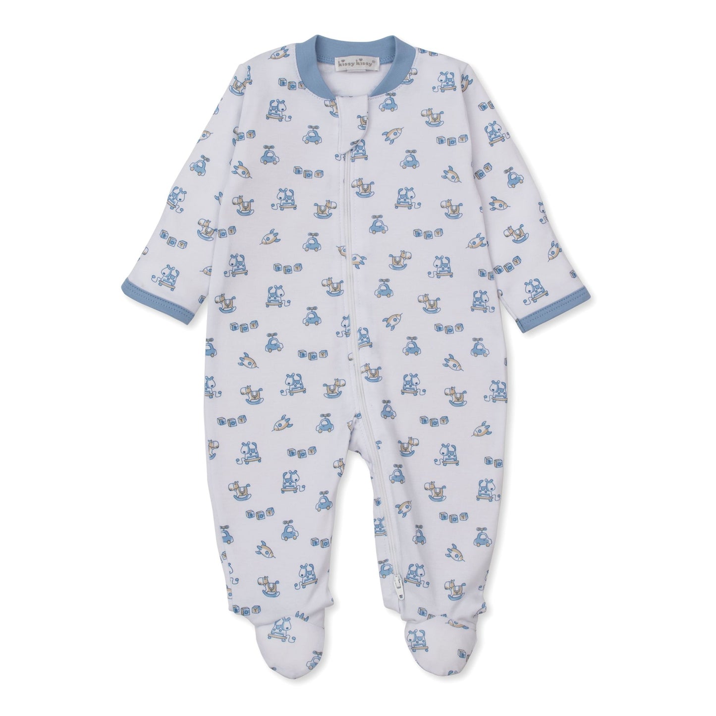 Footie w/Zip Print Vintage Toy Fun