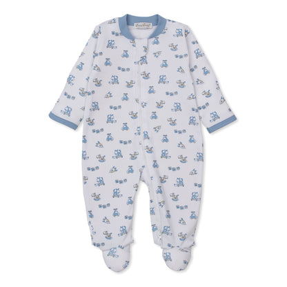 Footie w/Zip Print Vintage Toy Fun