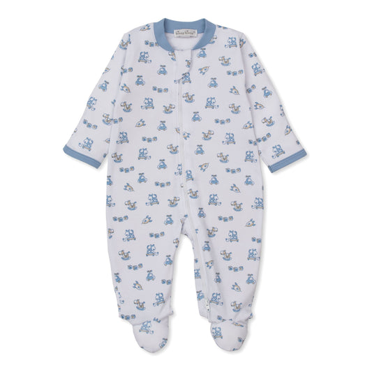 Footie w/Zip Print Vintage Toy Fun