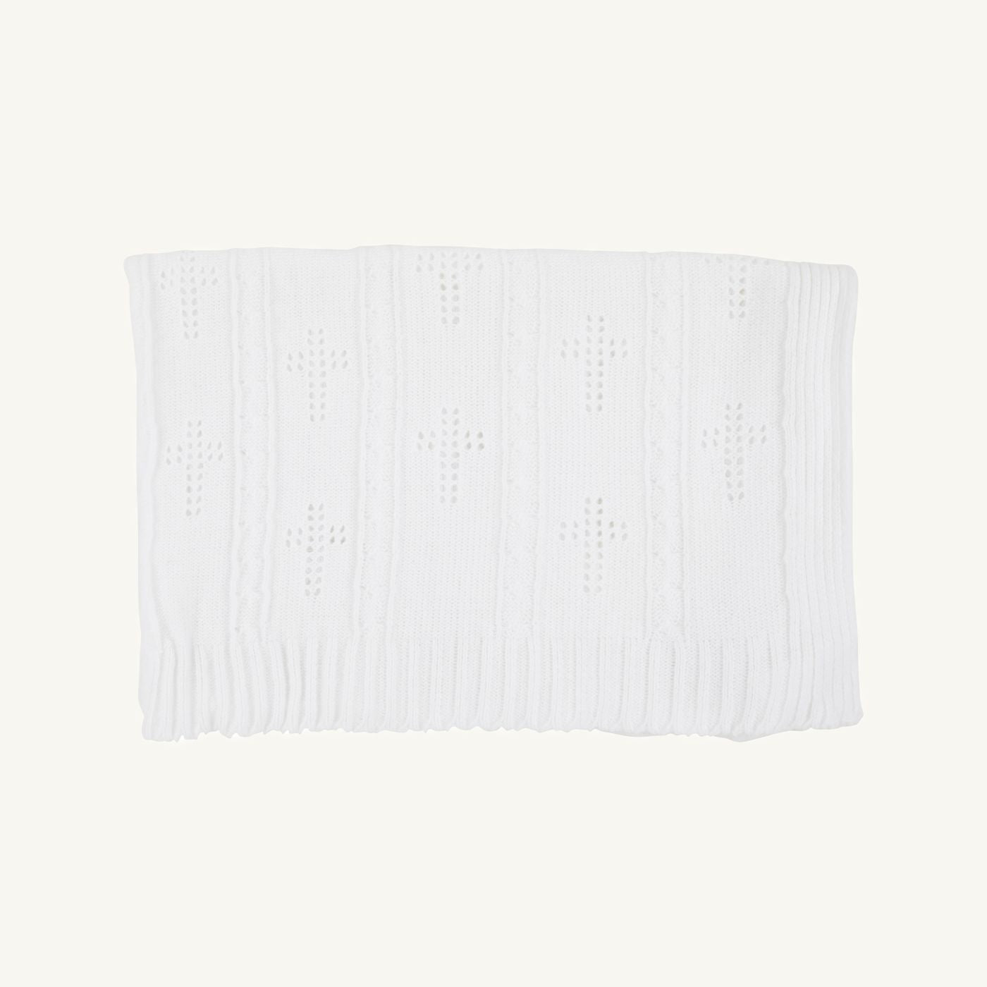 Bailey Baby Blanket- Pointelle