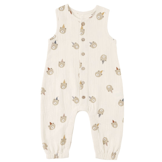 WOVEN JUMPSUIT PARTY BEARS