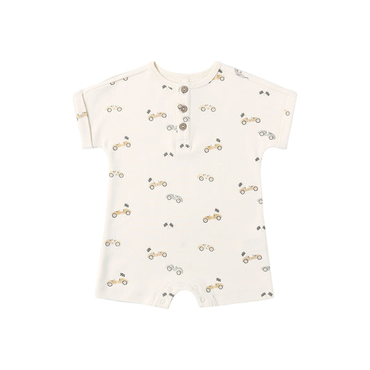 SHORT SLEEVE ONE-PIECE RACE CAR