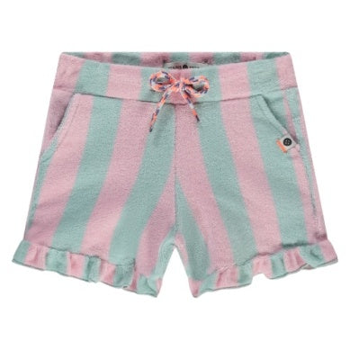 Girls Terry Stripe SHort