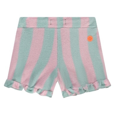 Girls Terry Stripe SHort
