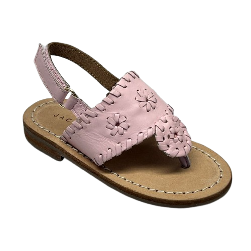 Toddler Jacks Flat Sandal - Nappa Chalk Pink