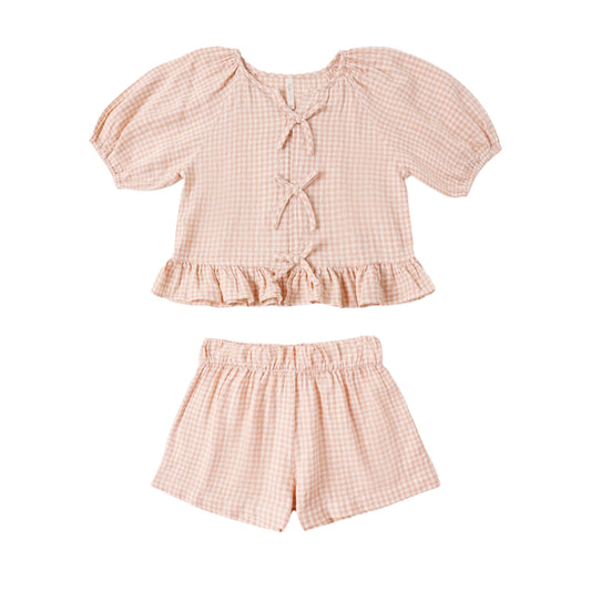JUNIPER SET PETAL GINGHAM