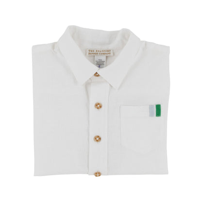 Short Sleeve Deans List Dress Shirt - Lines