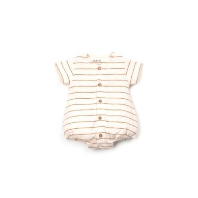 STRIPED RIB FLAME JUMPSUIT