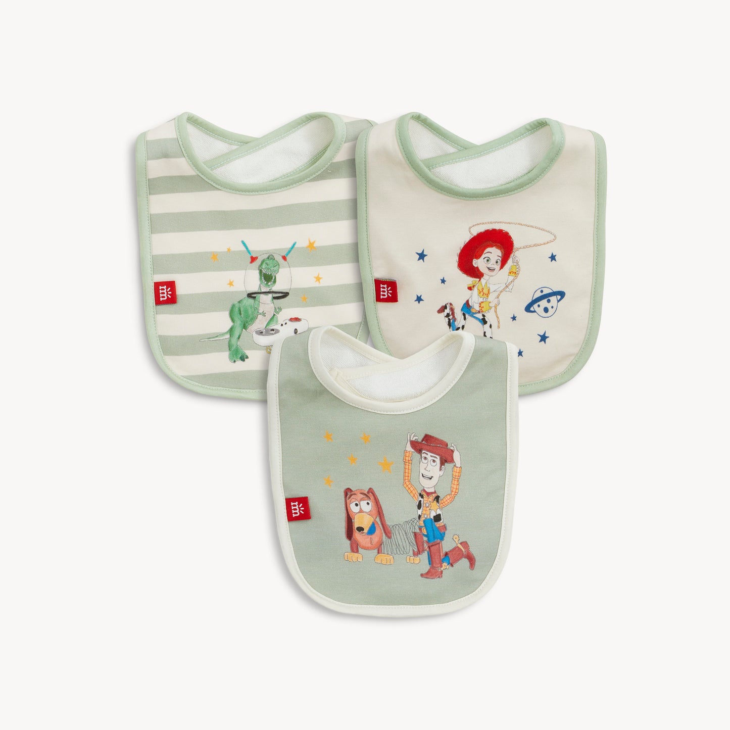 Toy Story Woody & Friends Mo Magnet Bib 3-pck