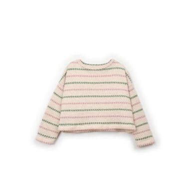 STRIPED JERSEY SWEATER