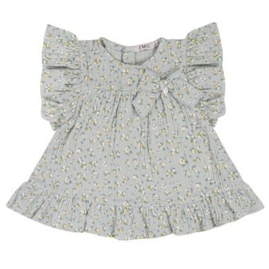PRINTED GAUZE DRESS