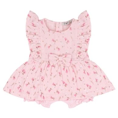 PRINTED GAUZE ROMPER