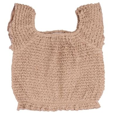 SHORT SLEEVE EMBOSSED TOP